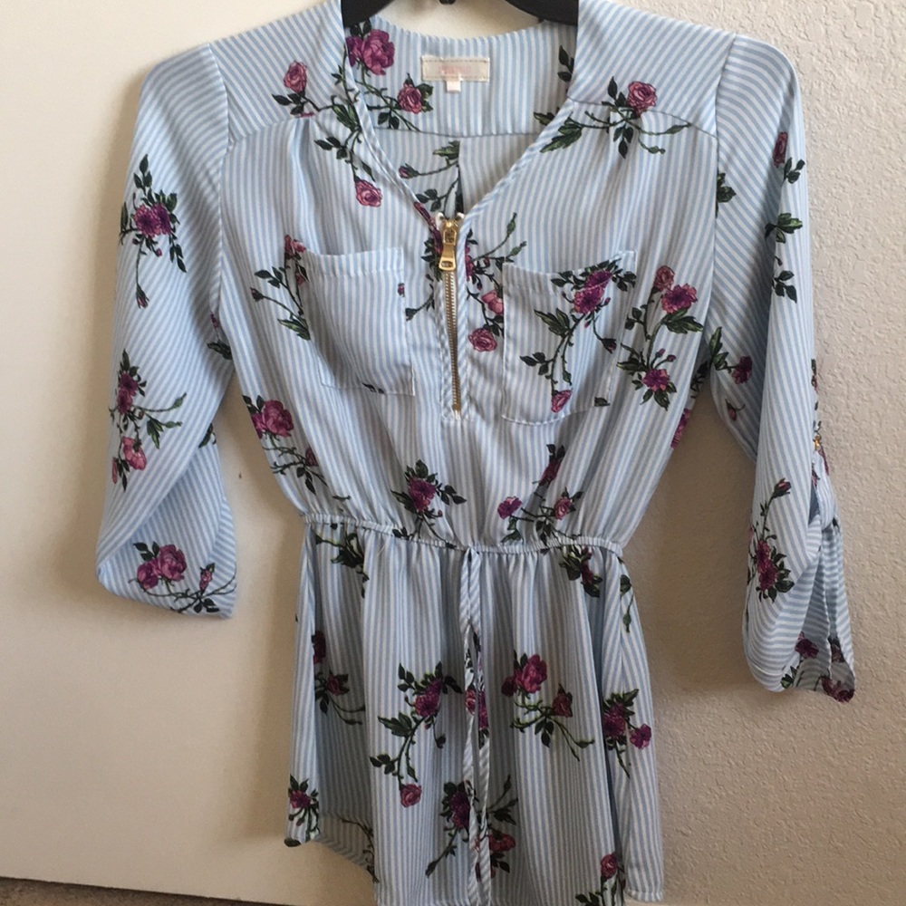 Floral pattern shirt